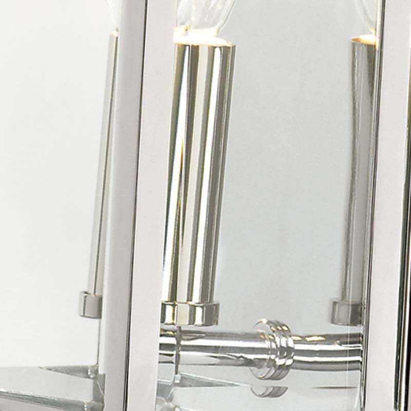 Image of Elstead Holborn Medium Half Outdoor Lantern Wall Light
