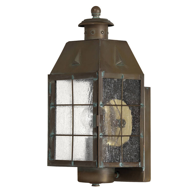 Image of Quintiesse Coastal Nantucket Outdoor Lantern Wall Light