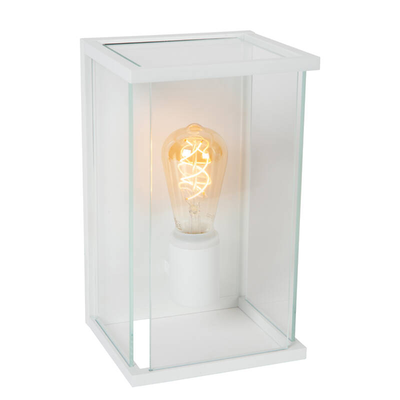 Image of Lucide Claire Half Lantern Outdoor Wall Light
