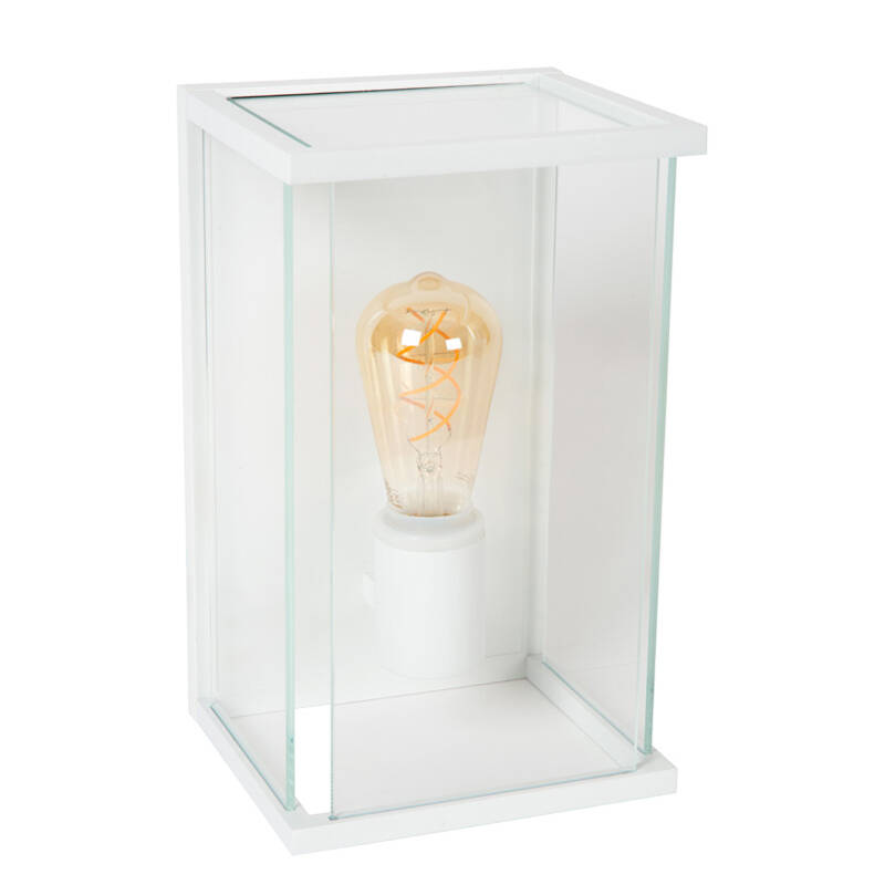 Image of Lucide Claire Half Lantern Outdoor Wall Light
