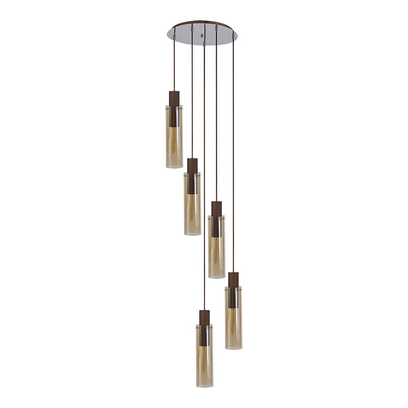 Image of Austin 3 Light Glass Cascade Ceiling Pendant