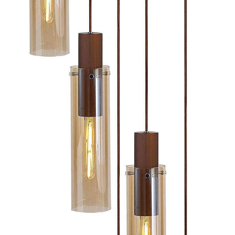 Image of Austin 3 Light Glass Cascade Ceiling Pendant