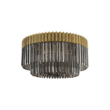 Image of Festival 800 Glass Flush Ceiling Light