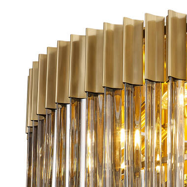 Image of Festival 800 Glass Flush Ceiling Light
