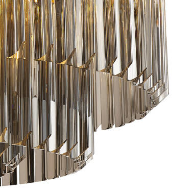 Image of Festival 800 Glass Flush Ceiling Light
