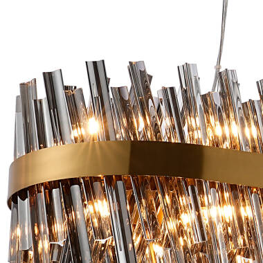 Image of Detroit 1500 Glass Bar Ceiling Pendant Light