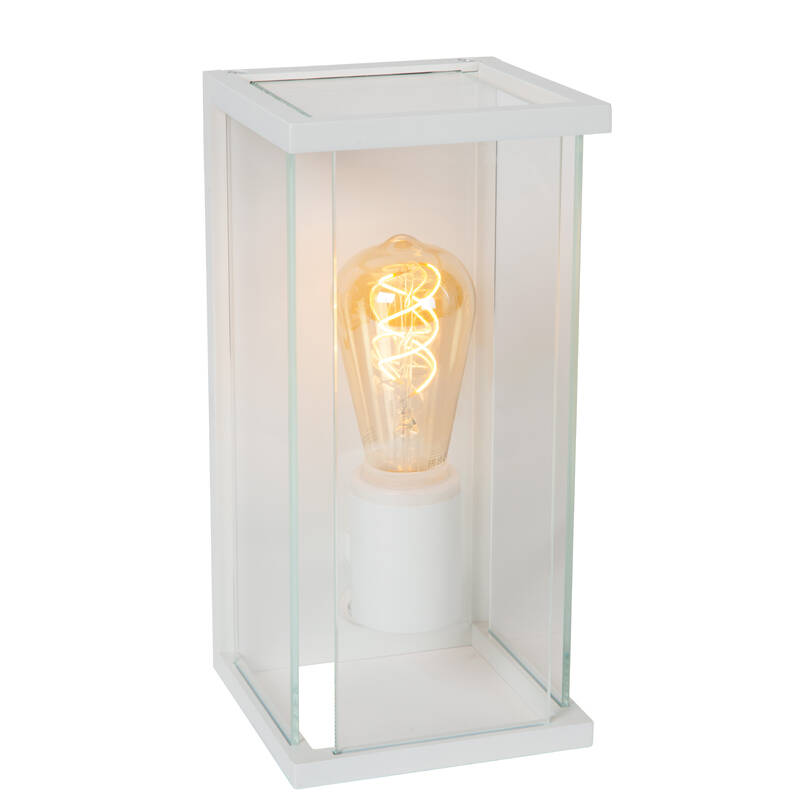 Image of Lucide Claire Half Lantern Outdoor Wall Light with PIR Sensor