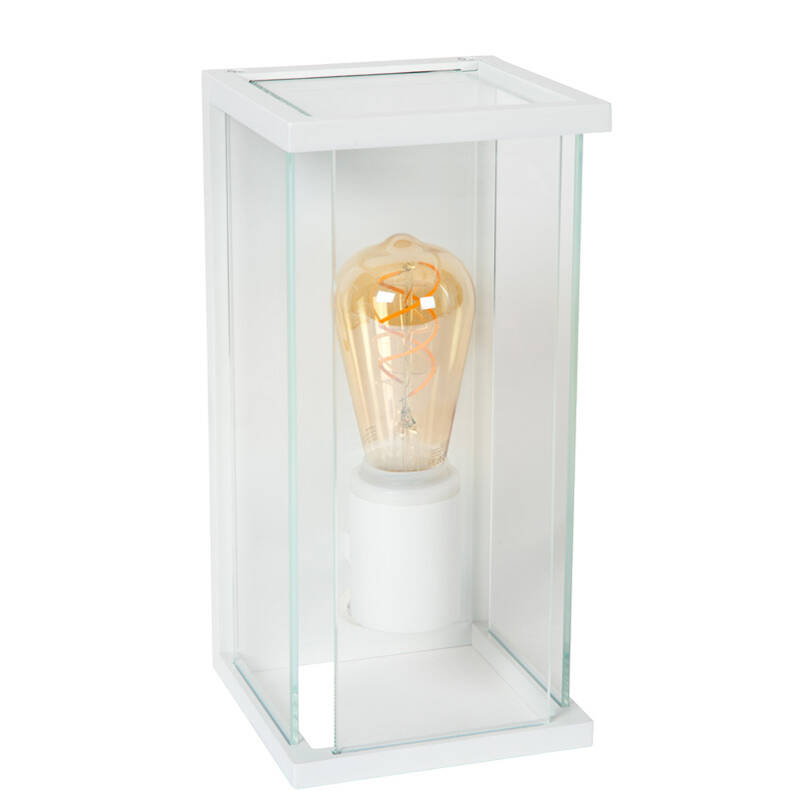 Image of Lucide Claire Half Lantern Outdoor Wall Light with PIR Sensor