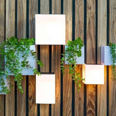 Image of Newgarden Wally 12 Solar LED Outdoor Wall Light with PIR Sensor