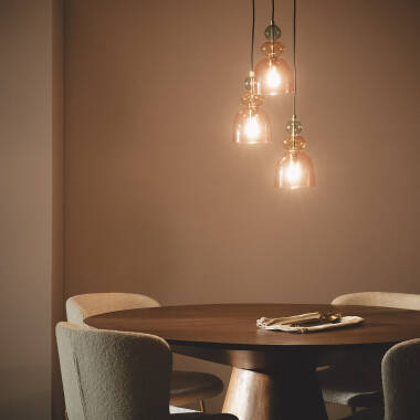 Image of Edit Baudelaire Glass 3 Light Cluster Ceiling Pendant