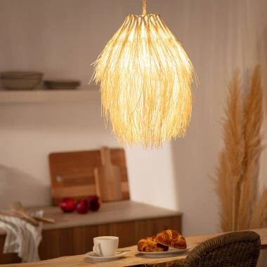 Image of Edit Kathu Rattan Ceiling Pendant Light
