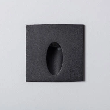 Image of Edit Wabi 3W Square LED Recessed Outdoor Wall Light