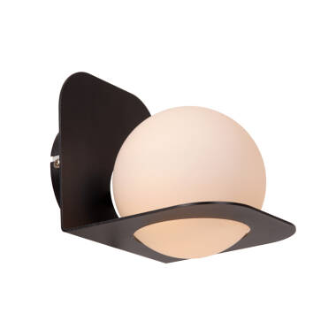 Lucide Davy Glass Flush Wall Light