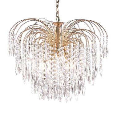 Searchlight Waterfall 5 Light Chandelier