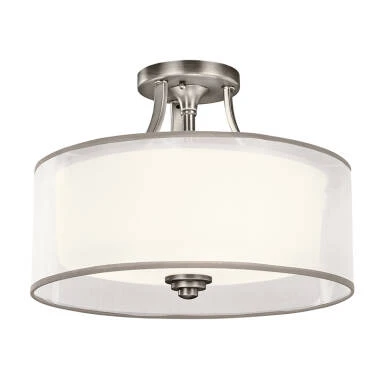 Kichler Lacey 380 Glass Semi-Flush Ceiling Light