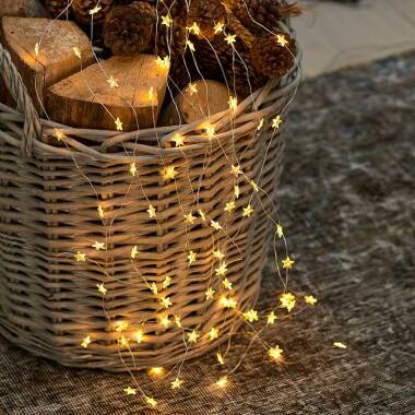 Sirius 1M Trille Horsetail LED Silver Micro Wire Fairy Lights