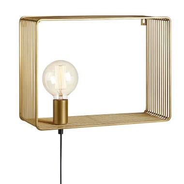 Shelf Flush Wall Light with Plug
