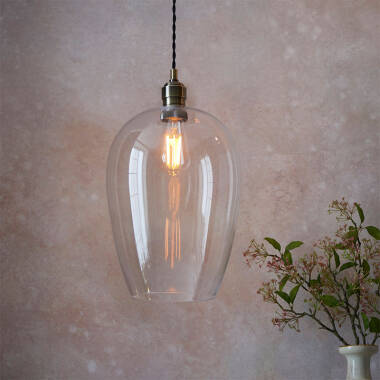 Luxia Heidi Glass Large Ceiling Pendant Light