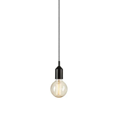 Bronx Ceiling Pendant Lamp Holder with Plug