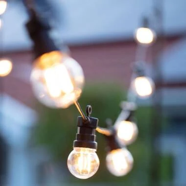 Garden 24V 5.5M Heavy Duty LED Golf Ball Festoon Lights