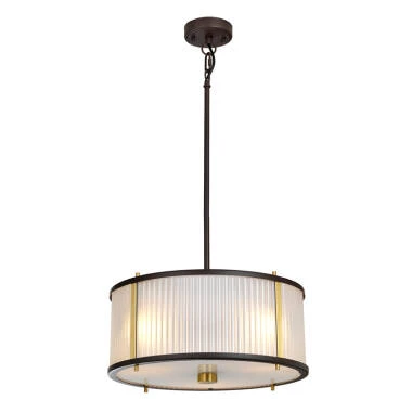 Elstead Corona 400 Glass Ceiling Pendant Light
