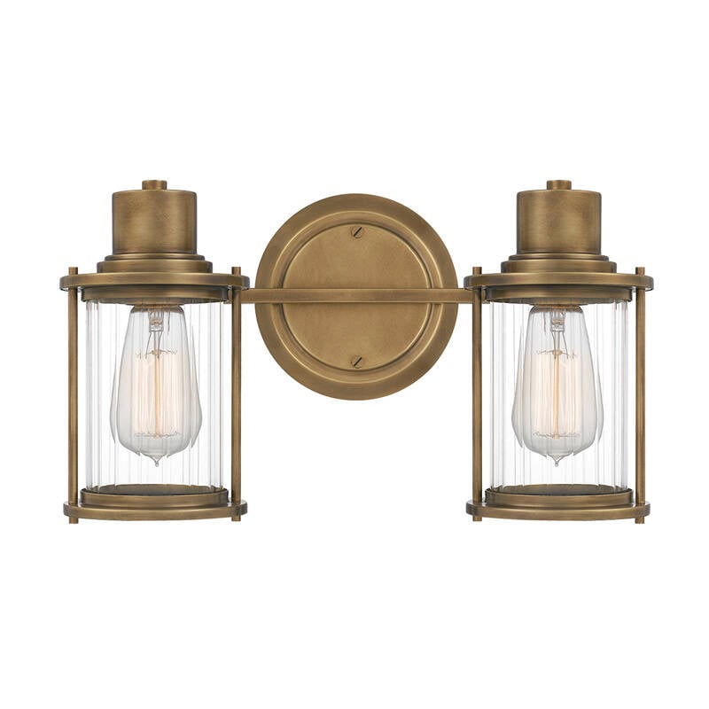 Image of Quoizel Riggs 2 Light Bathroom Wall Light