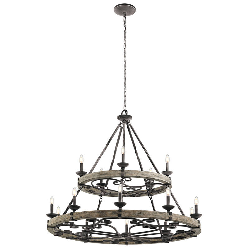 Image of Kichler Taulbee 15 Light Chandelier