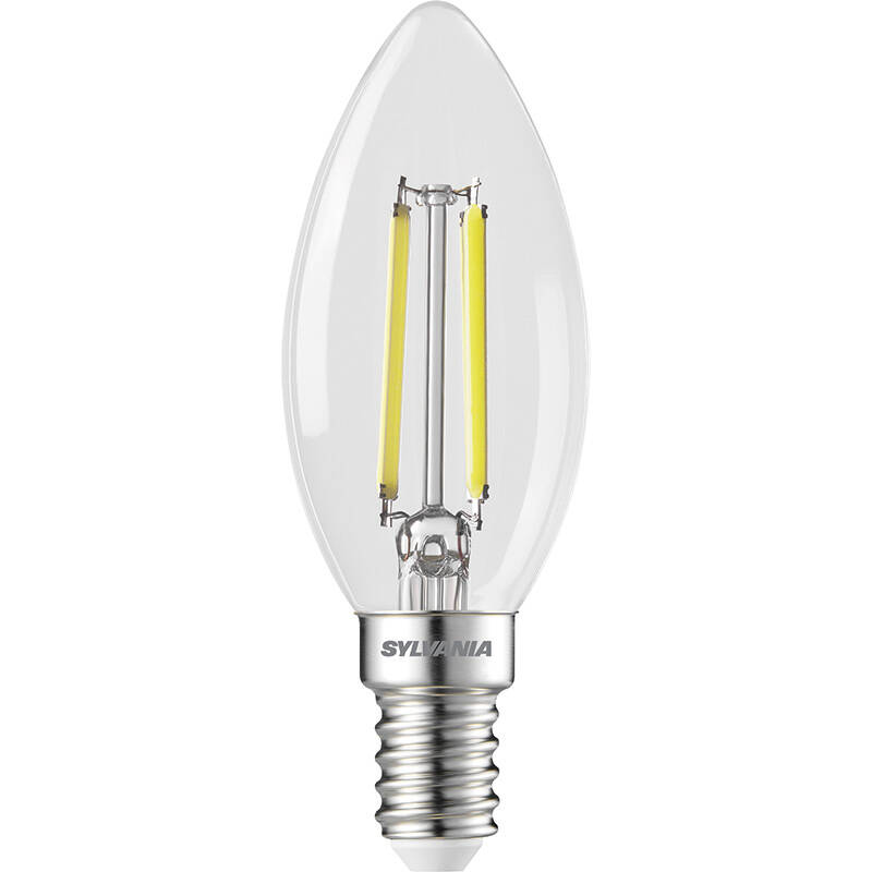 Image of Sylvania 2.3W Neutral White LED Filament Candle Bulb