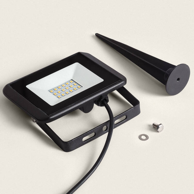 Image of EasyFit Core 12v Garden Lights - Oak LED Floodlight - Black