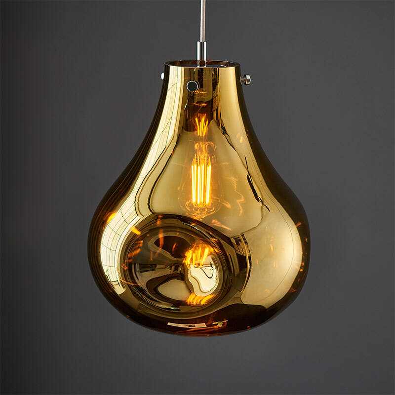 Image of Luxia Giselle Glass Large Ceiling Pendant Light