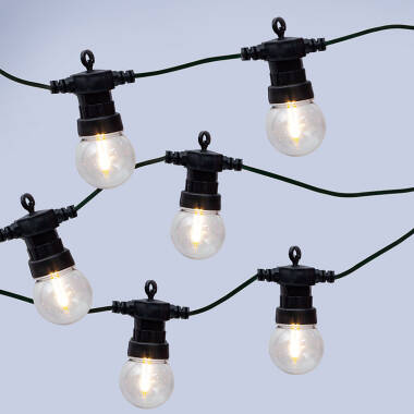Image of Easyfit 12V Garden Lights - Golf Ball LED Festoon Lights