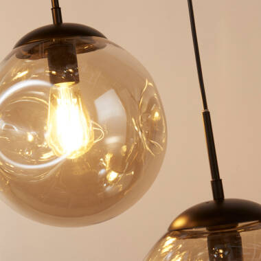Image of Searchlight Punch Champagne Glass 5 Light Cluster Ceiling Pendant