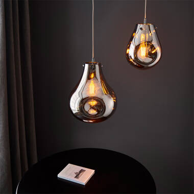 Image of Luxia Giselle Glass Ceiling Pendant Light