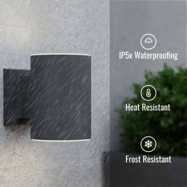 Image of Suri 365 Grantham Solar LED Outdoor Up & Down Wall Light