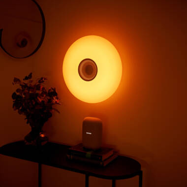 Image of Nordlux Djay Smart Colour LED Flush Ceiling Light