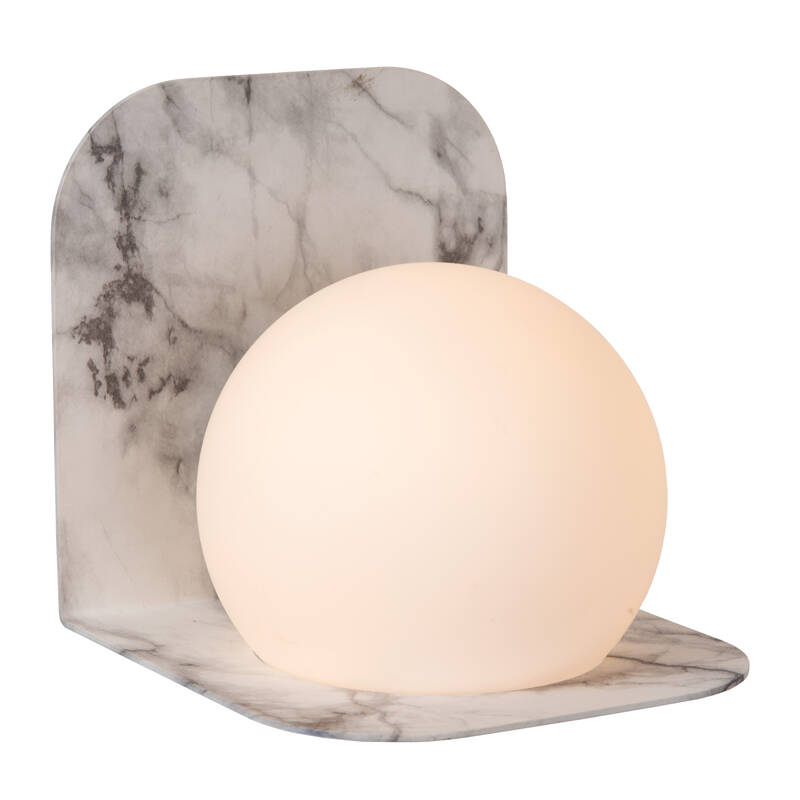 Image of Lucide Davy Glass Flush Wall Light
