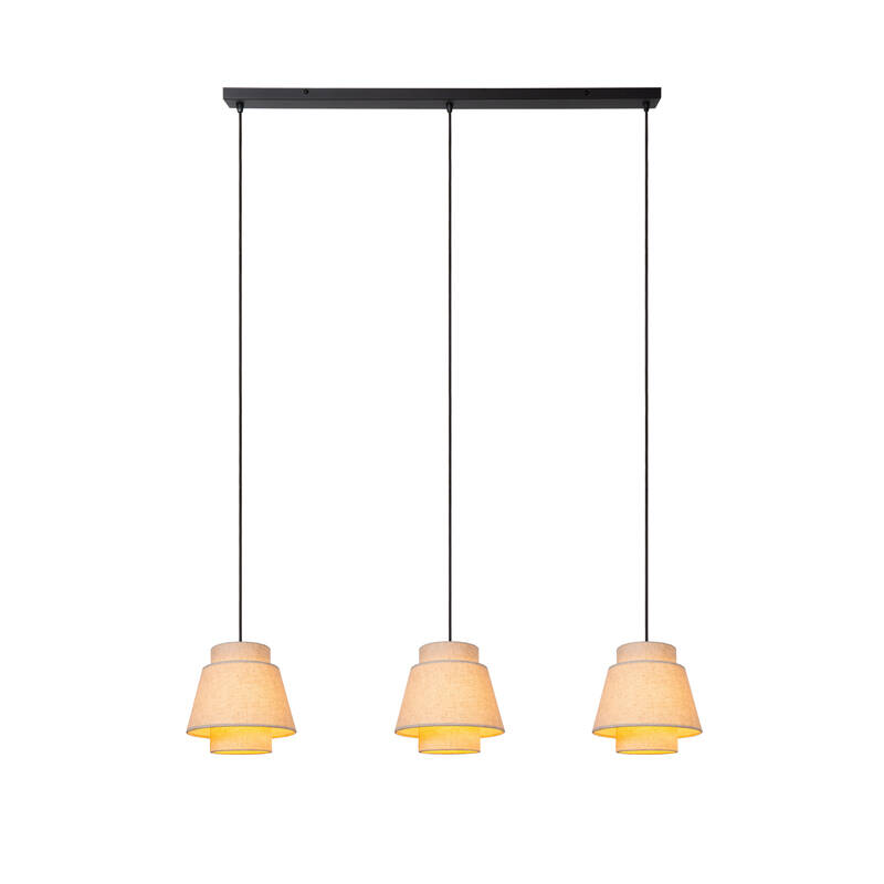 Image of Lucide Tribute 3 Light Bar Ceiling Pendant Light