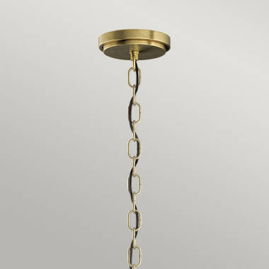 Image of Quintiesse Roux Glass Ceiling Pendant Light