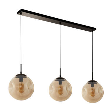 Image of Searchlight Punch Champagne Glass 3 Light Bar Ceiling Pendant