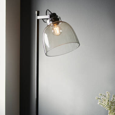 Image of Luxia Tilly Tinted Glass Floor Lamp