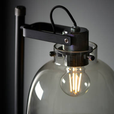 Image of Luxia Tilly Tinted Glass Floor Lamp