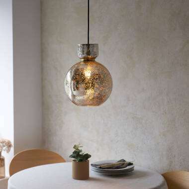 Image of Luxia Eloise Glass Ceiling Pendant Light