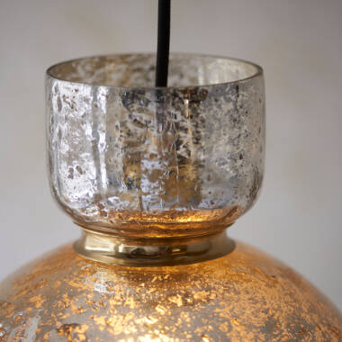 Image of Luxia Eloise Glass Ceiling Pendant Light