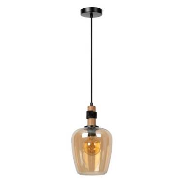 Image of Lucide Ilona Medium Glass Ceiling Pendant Light