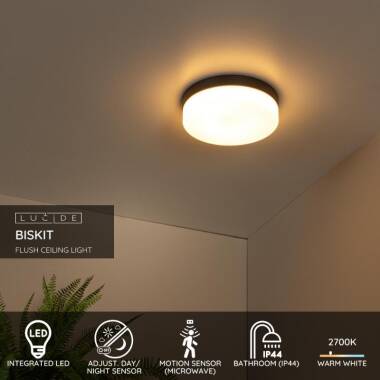 Image of Lucide Biskit 280 LED Flush Light