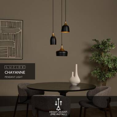 Image of Lucide Chayanne 3 Light Cluster Ceiling Pendant Light