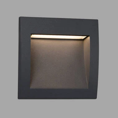 Image of Faro Barcelona Sedna Square LED Outdoor Wall Light
