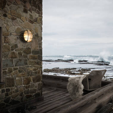 Image of Nordlux Coastal Polperro Outdoor Flush Wall Light