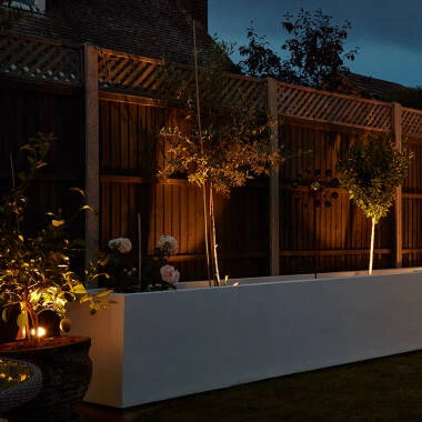 Image of EasyFit 12v Garden Lights Fern LED Garden Spotlight Kit 12 Lights