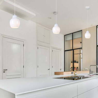 Image of Innermost Pomelo Glass Ceiling Pendant Light